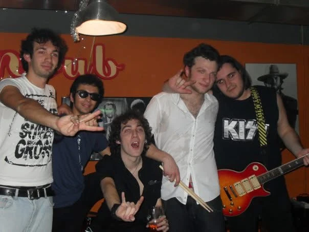 Una foto della prima formazione degli Happy Hour